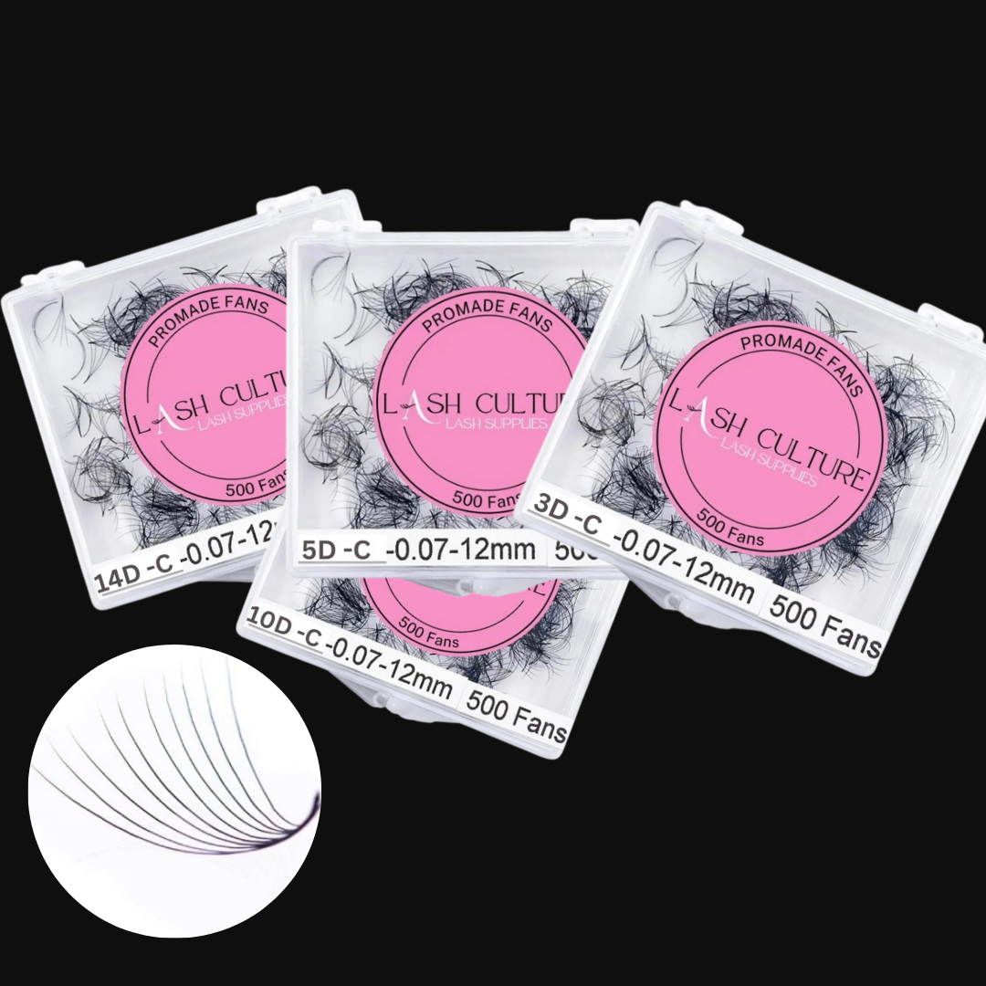Loose Pro made lash fans 500